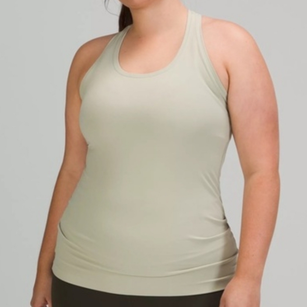 Lululemon Nulu Tank Top Green Fern Size 16